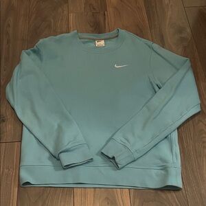 Nike Men's Teal Crewneck Sweater